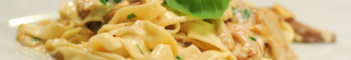 Eating Italian at La Bettola Italiano restaurant in Arlington, VA.